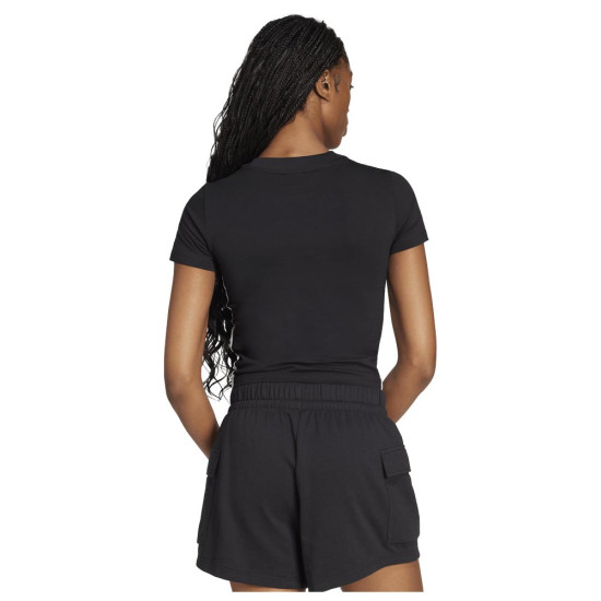 Adidas Γυναικεία κοντομάνικη μπλούζα Essentials 3-Stripes Slim Baby Tee Adidas Γυναικεία κοντομάνικη μπλούζα Essentials 3-Stripes Slim Baby Tee